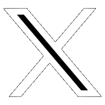 X icon and link to Twitter page.